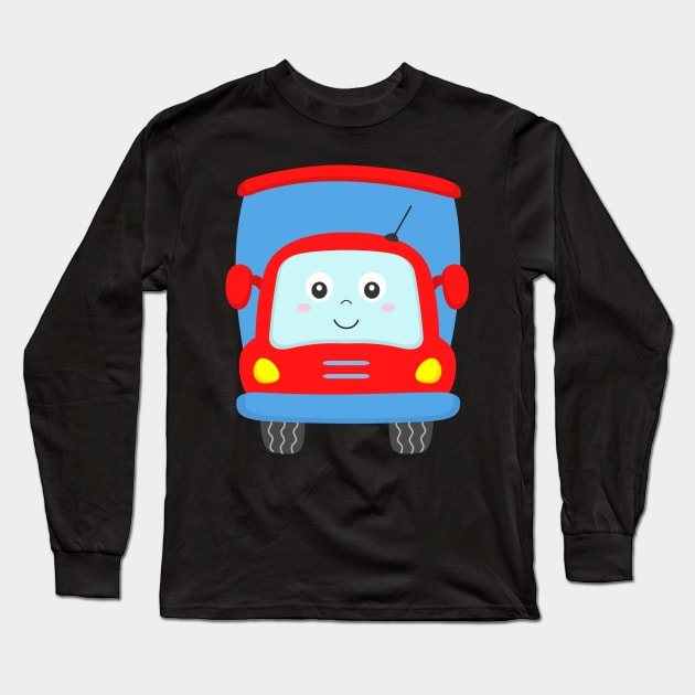 Heavy Truck Lorry Long Sleeve T-Shirt by samshirts